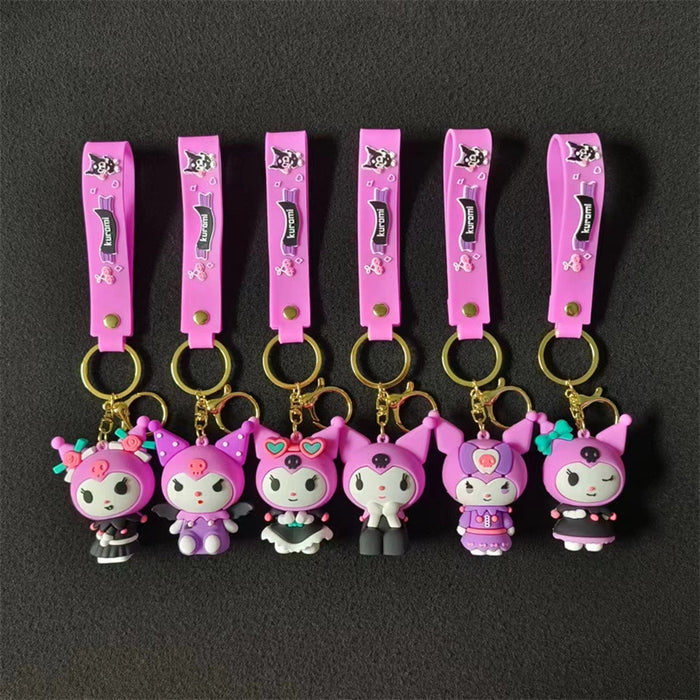 Wholesale Cartoon Silicone Doll Keychain JDC-KC-HaoXi010