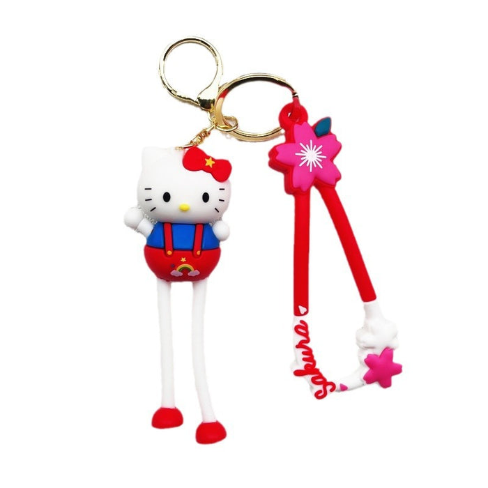 Wholesale PVC Cartoon Doll Keychain JDC-KC-WuYi044