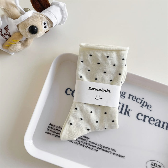 Wholesale Retro Curled Edge Dot Middle Tube Stockpile Stockpile