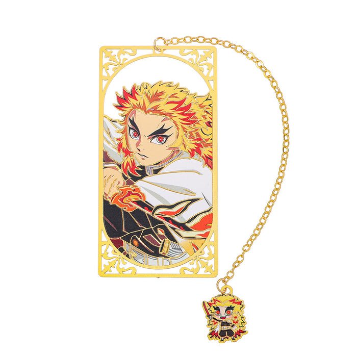 Wholesale Creative Anime Character Design Hollow Brass Metal Bookmark