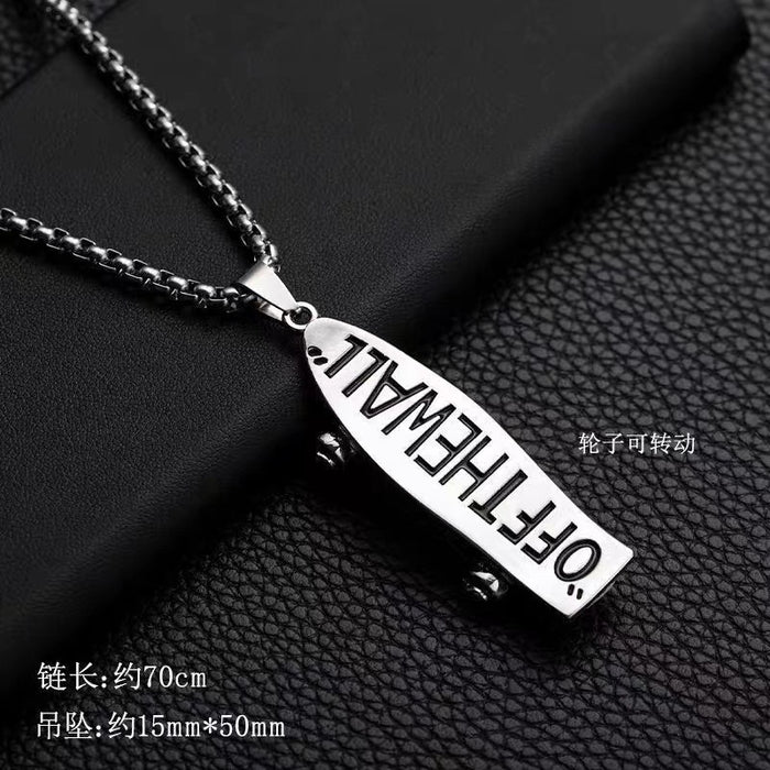 Wholesale Personalized Pendant Stainless Steel Necklace JDC-NE-YSJZ001