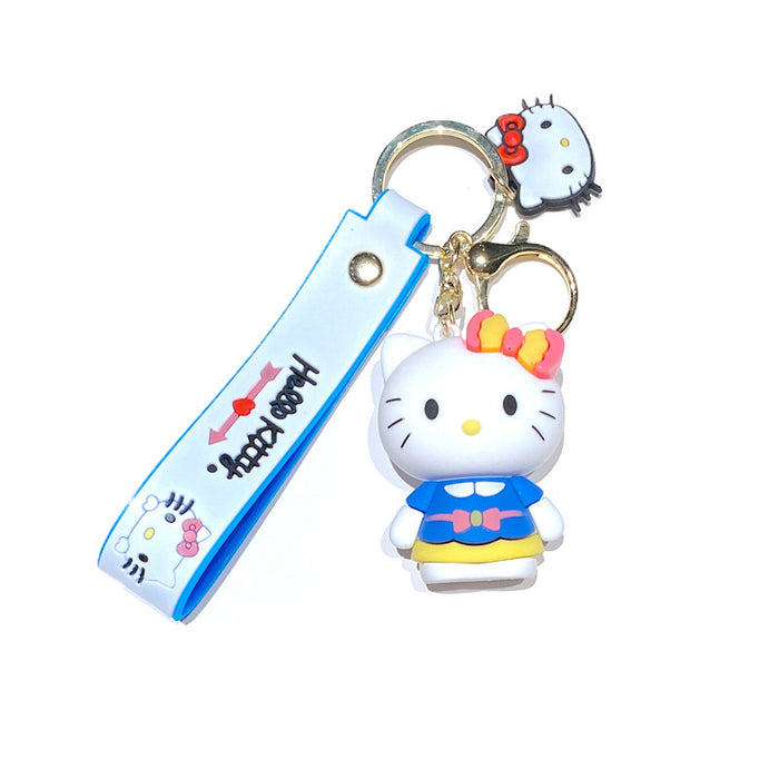 Wholesale Creative keychain cartoon car keychain book bag decoration