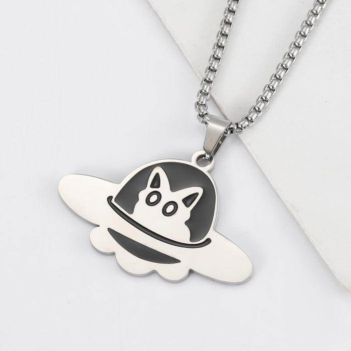 Wholesale cartoon cute stainless steel flying Necklace