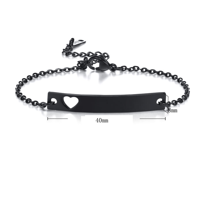 Wholesale Titanium steel bracelet, DIY bracelet, fashionable stainless steel bracelet