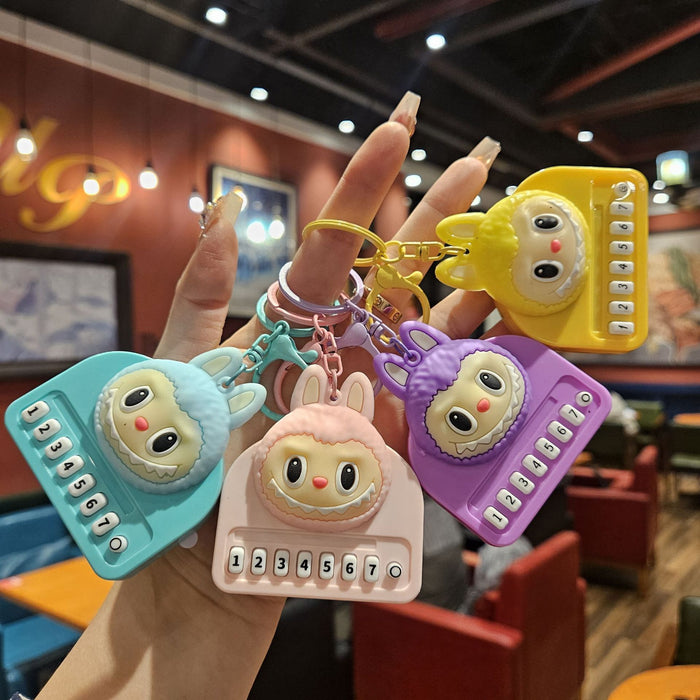 Wholesale Cartoon Doll Functional Luminous Cloth Creative Cartoon Cute Keychain Bag Pendant Keychain Car Buckle