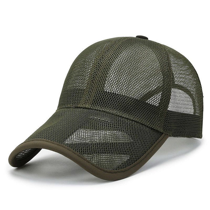 Wholesale Hollow eave baseball cap, sun hat, duckbill cap, breathable mesh cap