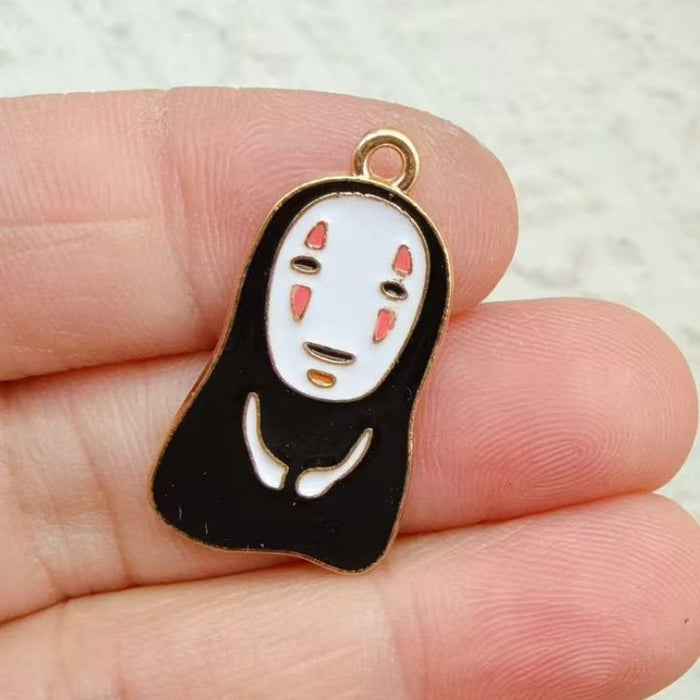 Wholesale 10pcs Anime Alloy Oil Drip DIY Pendant Decoration Ornament