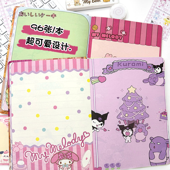 Wholesale 5pcs Cute Gourmet Bento Notebook Color Page Hard Cover Book Thickened Hand Book Cat Student Notepad