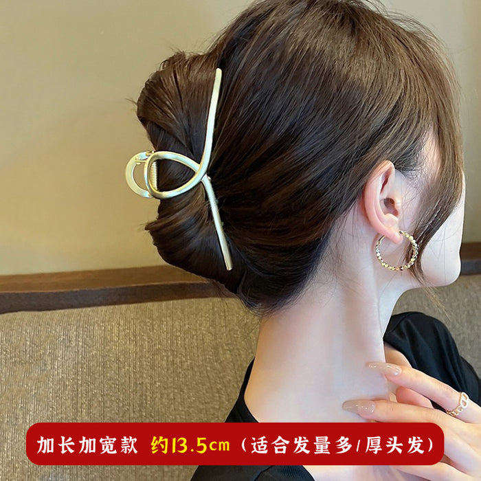 Wholesale Shark Clip Metal Oversized Grab Clip Hair Quantity Multi-Clip Hairpin Female