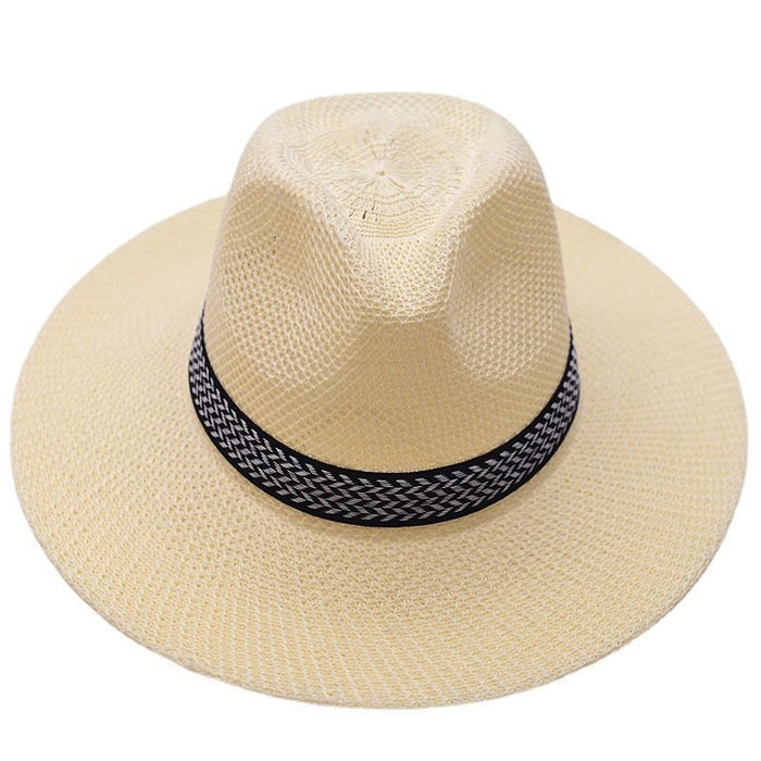 Wholesale Straw Hat Summer Outdoor Men's Sunscreen Sun Hat Breathable