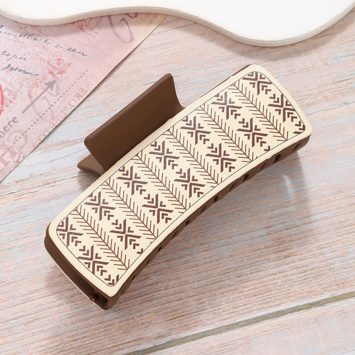 Wholesale Retro Shark Clip Hair Clip Women' s Casual Back of Head Hair Accessory