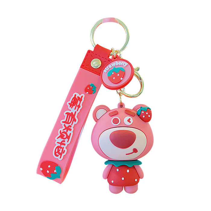 Wholesale Strawberry Bear Keychain JDC-KC-YDao097