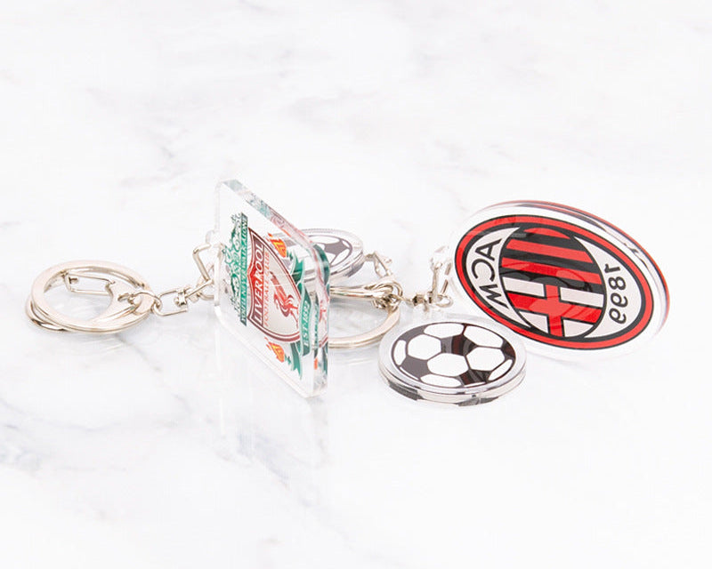 Wholesale Acrylic Keychain with Badge Fashion Accessory for Fans