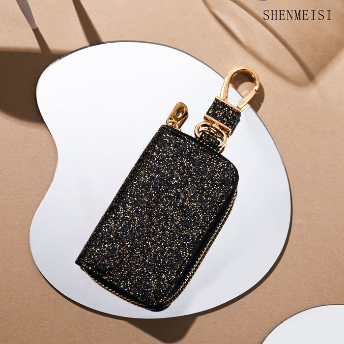 Wholesale Mini car key bag, General Motors key storage bag, creative leather hanging decoration keychain