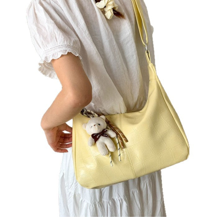 Wholesale New large capacity bag for women's fashionable commuting single shoulder tote bag, versatile and simple casual crossbody bag