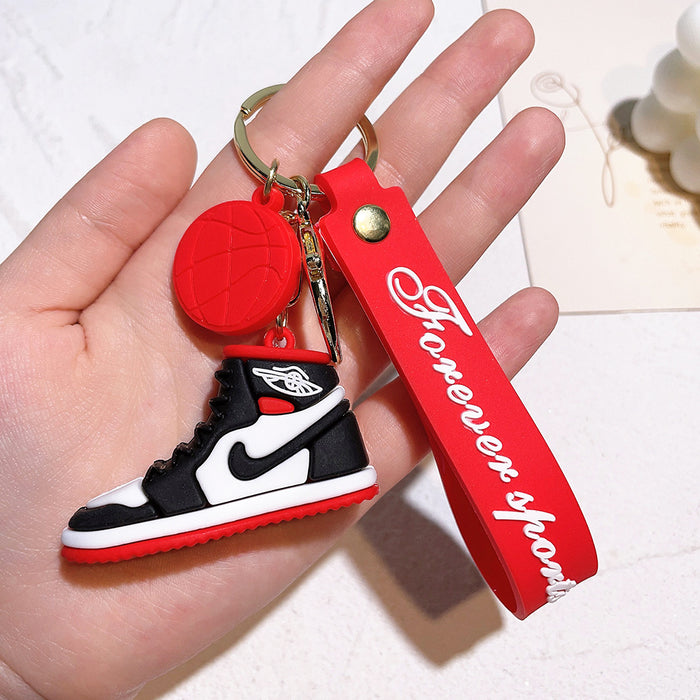 Wholesale Cartoon Shoes Silicone Doll Keychain JDC-KC-QiChao011