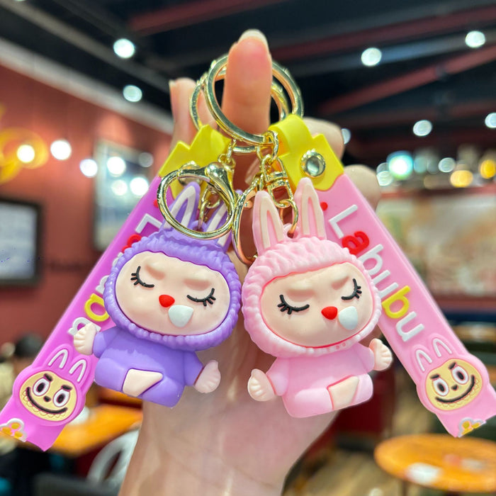 Wholesale Creative cartoon doll keychain, children's bag pendant, car keychain gift