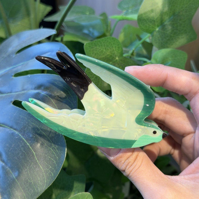 Wholesale Colorful Parrot Claw Hair Clip PVC Creative Bird Design Hair Accessory