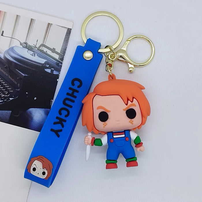 Wholesale Cartoon Christmas Keychain Pendant Car Keychain Accessories Gift