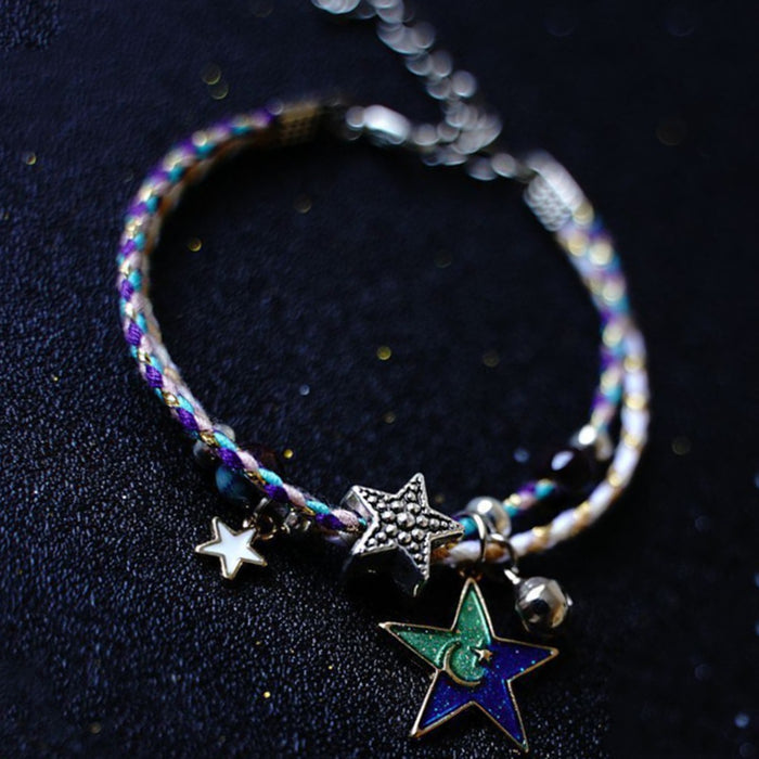 Wholesale Cosmic Actress Star Moon Bracelet