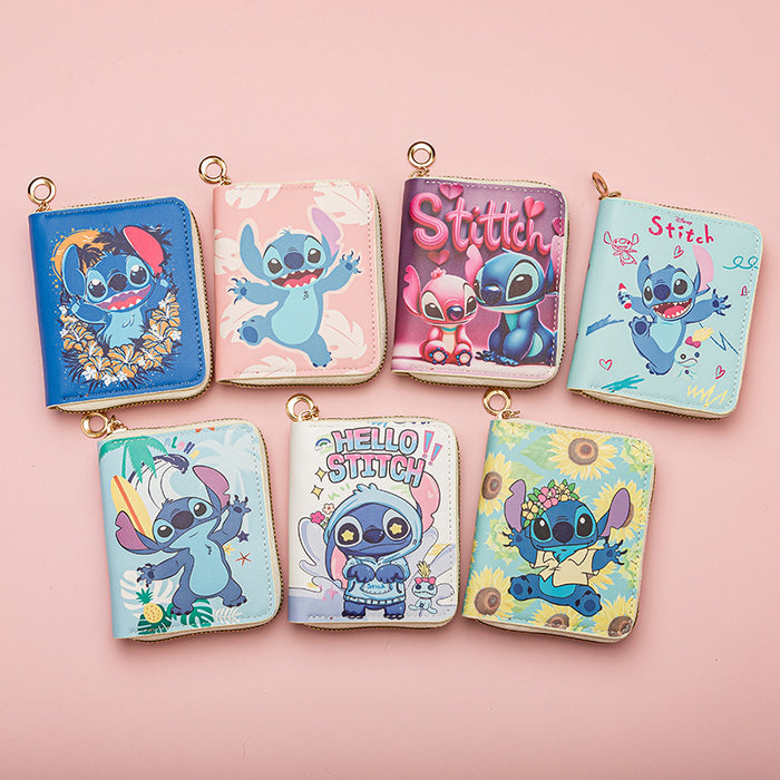 Wholesale Wallet short zipper student wallet small wallet coin purse card holder