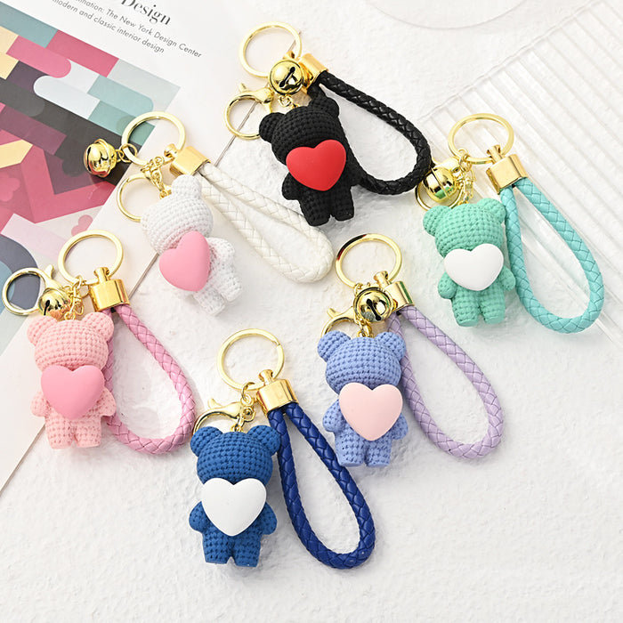Wholesale Resin keychain cartoon doll keychain pendant backpack pendant