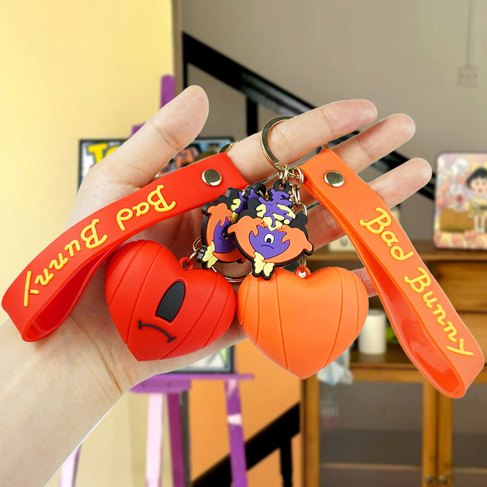 Wholesale Rubber Cartoon Doll Keychain JDC-KC-Yexiang014