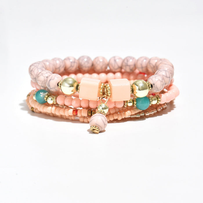 Wholesale Bohemian Multi-layer Beaded Bracelet JDC-BT-Bais005