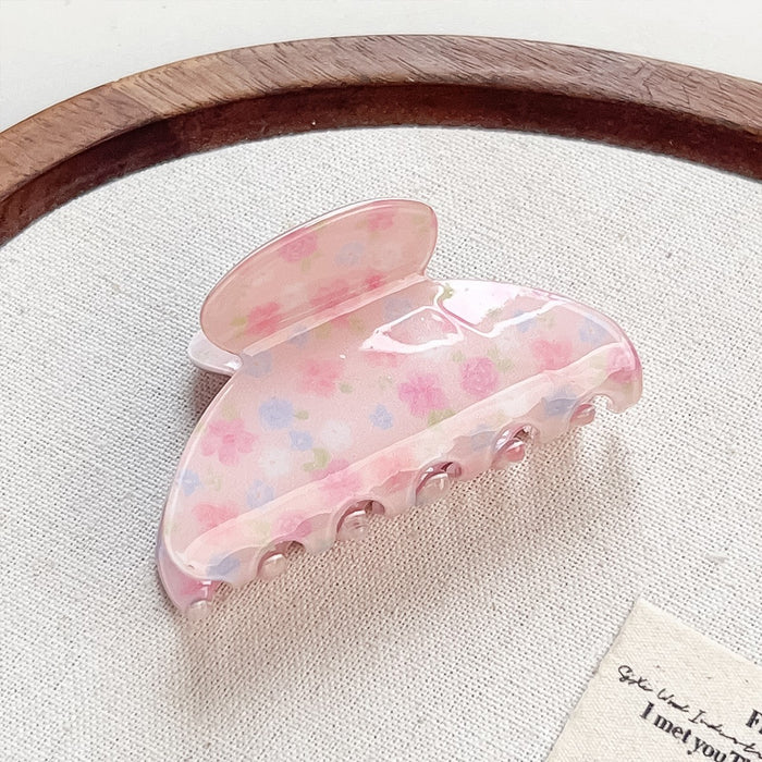 Wholesale PVC Plaid Claw Hair Clip - Retro Fashion Accessory