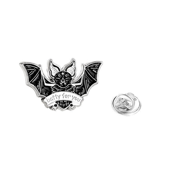 Wholesale  Series Brooch Pumpkin Skull Ghost Alloy Oil Dropping Metal Cartoon Punk Horror Badge