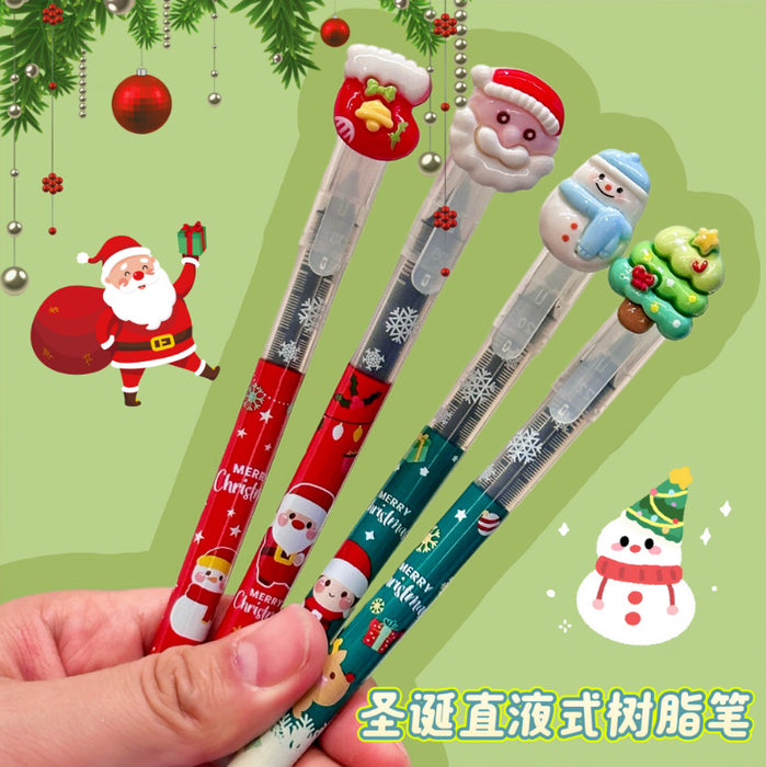 Wholesale 0. 5mm Push-Action Pen with Cartoon Resin Embellishment