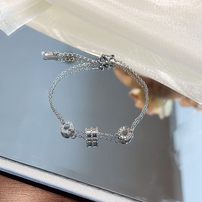 Wholesale Titanium steel stainless steel bracelet with high-end feel, fashionable and creative, exquisite new bracelet accessories