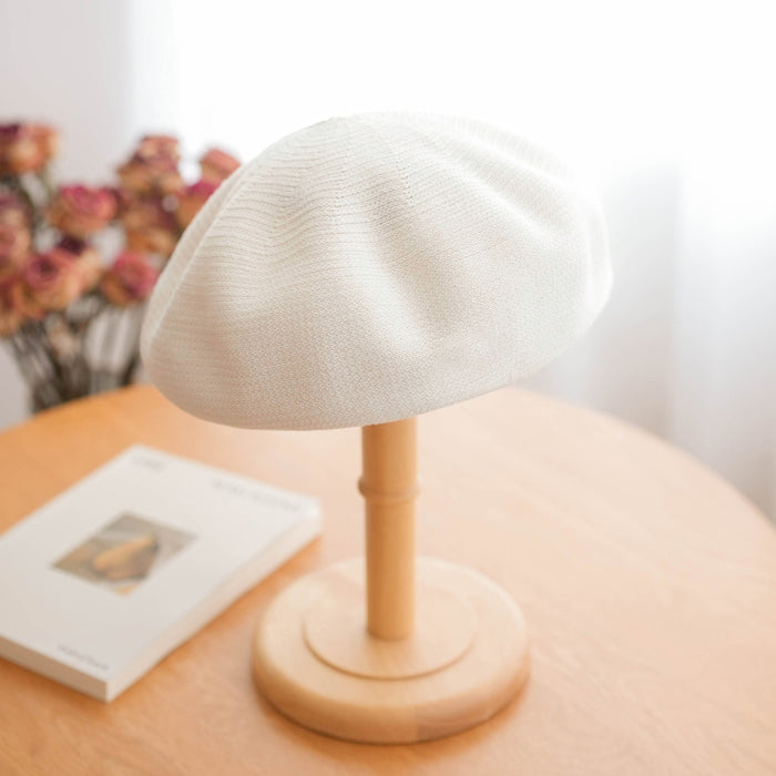 Wholesale Hollow out beret, breathable woven bud hat, sweet and versatile artist hat