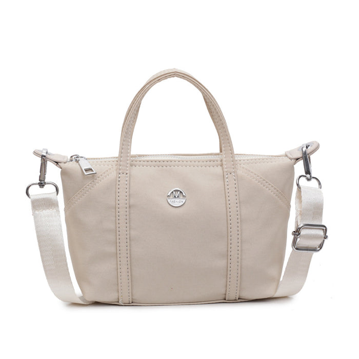 Wholesale Pure Color Dumpling Bag Nylon Canvas Bag Casual Shoulder Bag