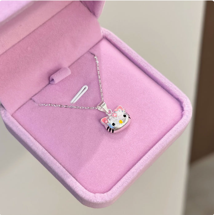Wholesale Silver  Simple Cute  Pendant  Necklace