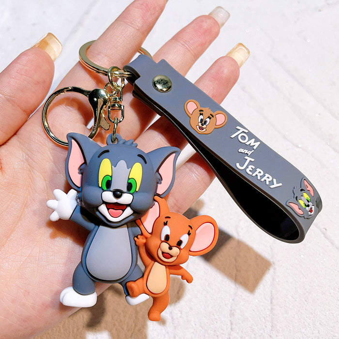 Wholesale Cartoon Silicone Doll Keychain JDC-KC-QiChao040