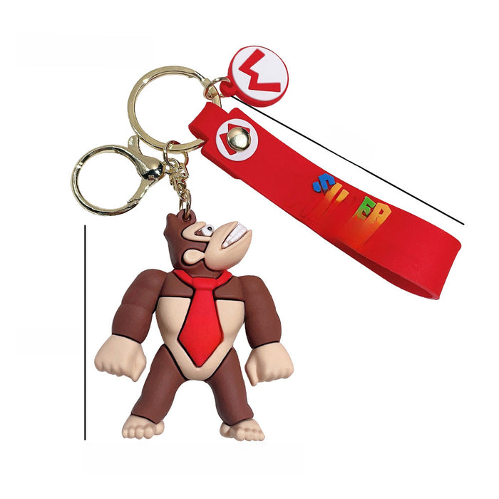 Wholesale Cartoon Anime PVC Keychain Cute Couple Car Pendant Bag Pendant