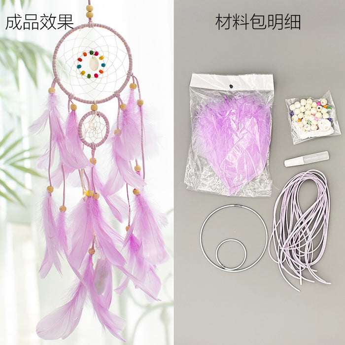 Wholesale DIY Dreamcatcher Wind Chime Craft Kit Family Team Building Activity Kids Craft Supply MOQ≥2