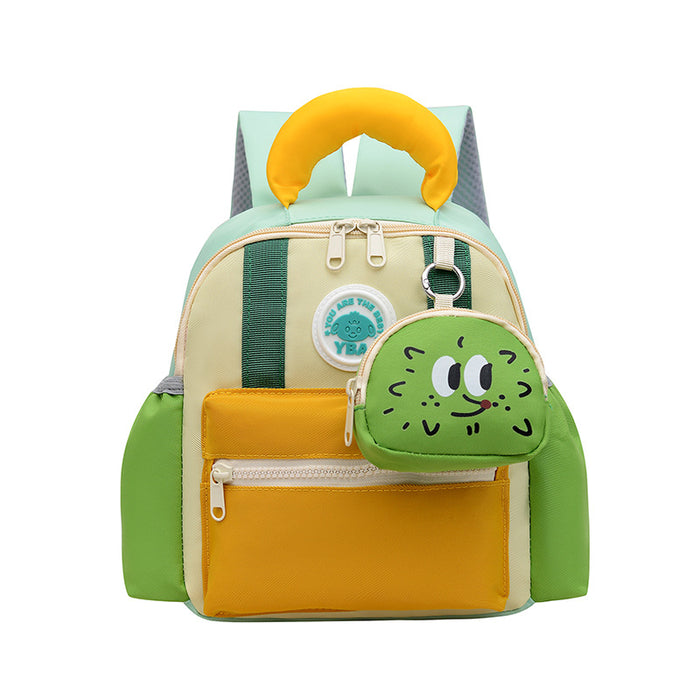 Wholesale Medium and Large small size Kindergarten Backpack Nylon Lightweight Schoolbag Boys' Universal Bag Clove Style Children's Bag