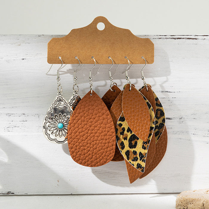 Wholesale Vintage turquoise design earring set