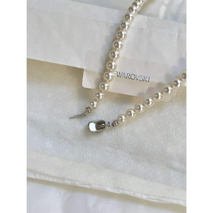 Wholesale Pearl necklace made of pure silver