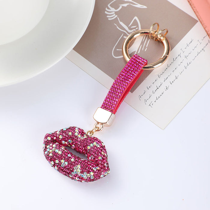 Wholesale Minimalist Lip Keychain Bag Charm