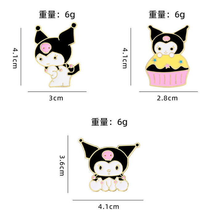Wholesale Cute cartoon metal badge backpack pendant gift jewelry accessories