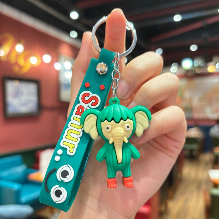 Wholesale Doll keychain pendant cartoon funny series keychain car keychain bag accessories