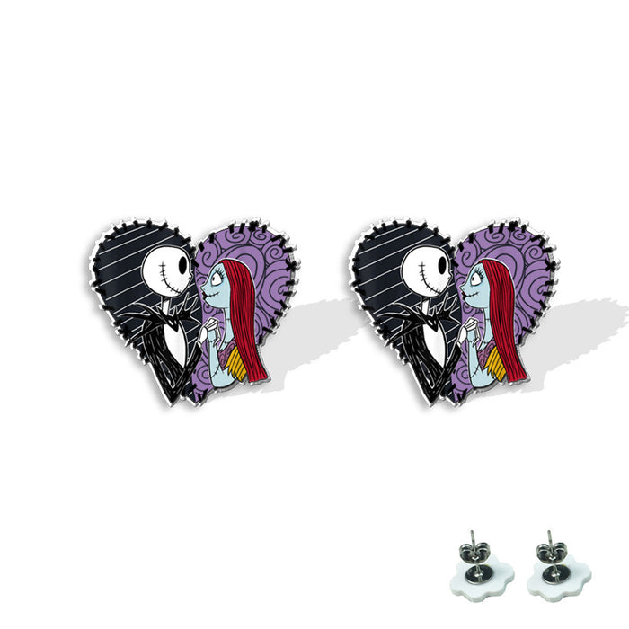 Wholesale  earrings heat shrink earrings acrylic earrings