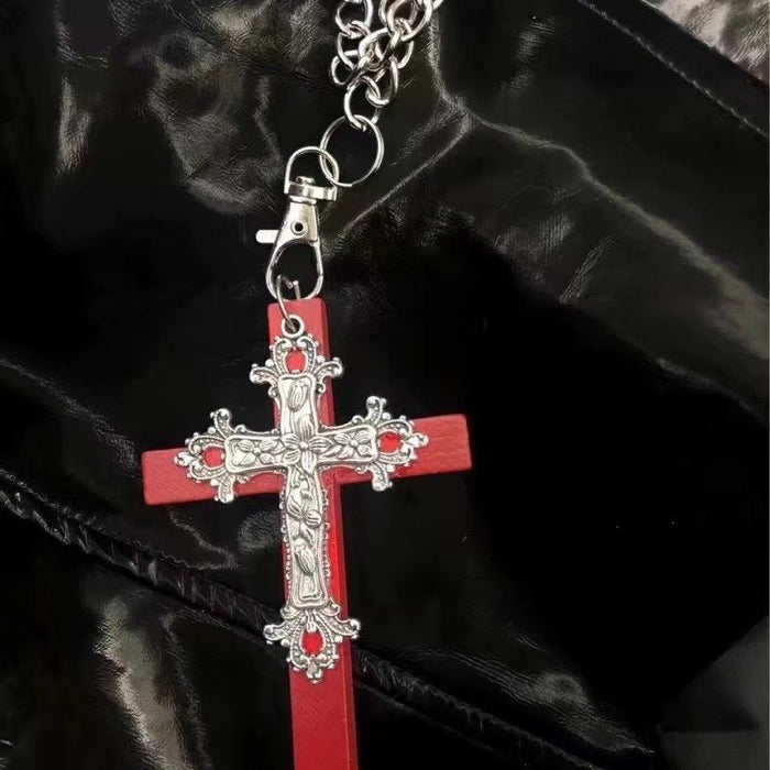 Wholesale Cross necklace, personalized and niche design, versatile accessory