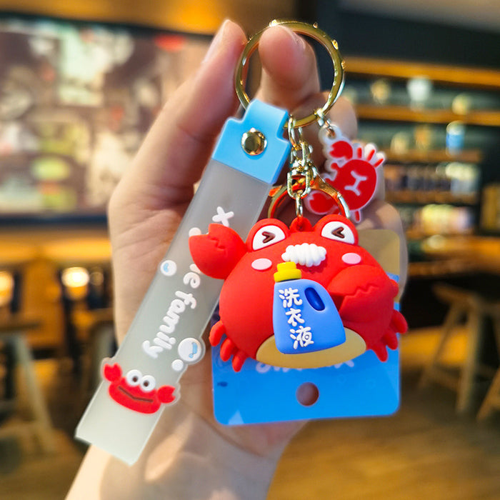 Wholesale Cartoon Doll 3D Rubber Keychain JDC-KC-Tingm081