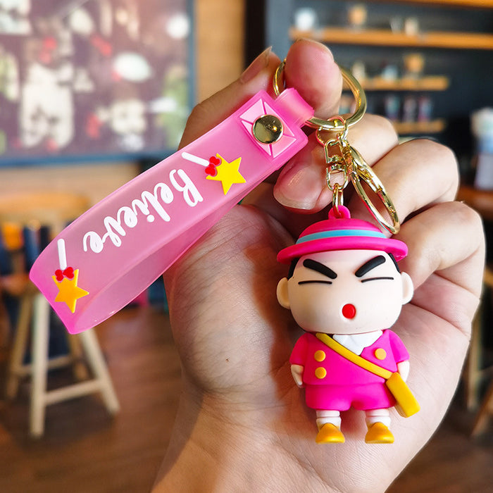 Wholesale Cartoon Doll Silicone Keychain JDC-KC-Tingm251