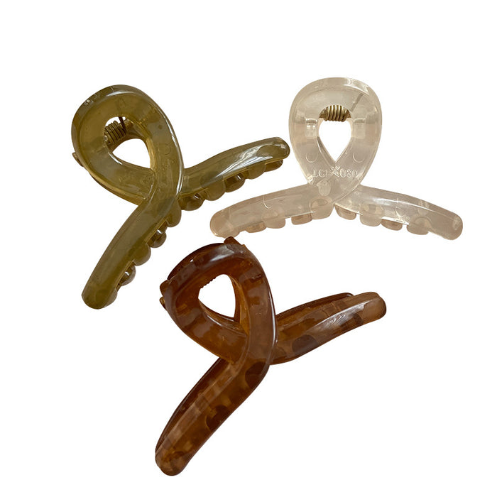 Wholesale Mini small size clip side bangs plate hairpin jelly color Net red half tie