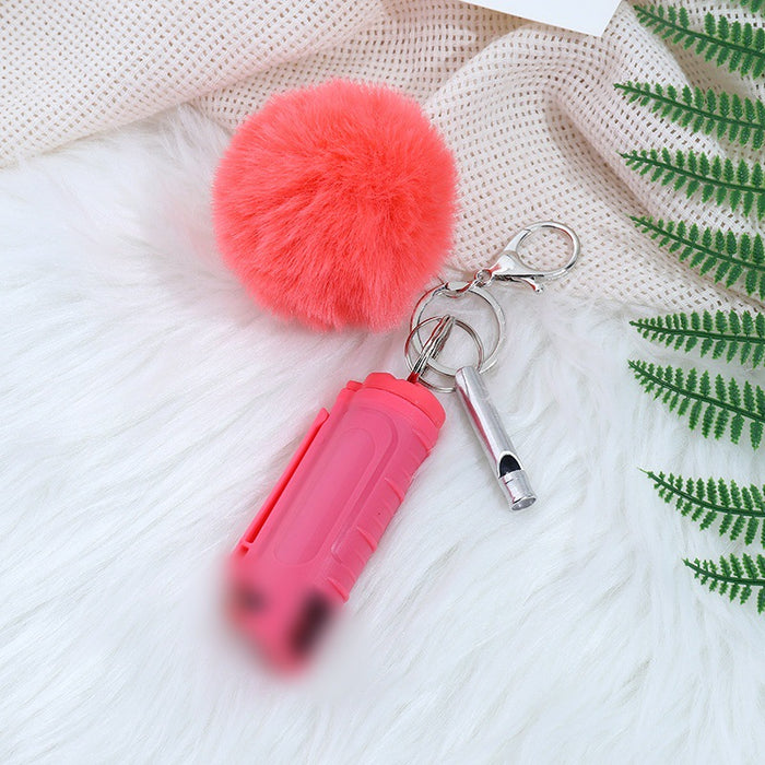 Wholesale Portable Multifunctional Fur Ball Keychain JDC-KC-Jinl006